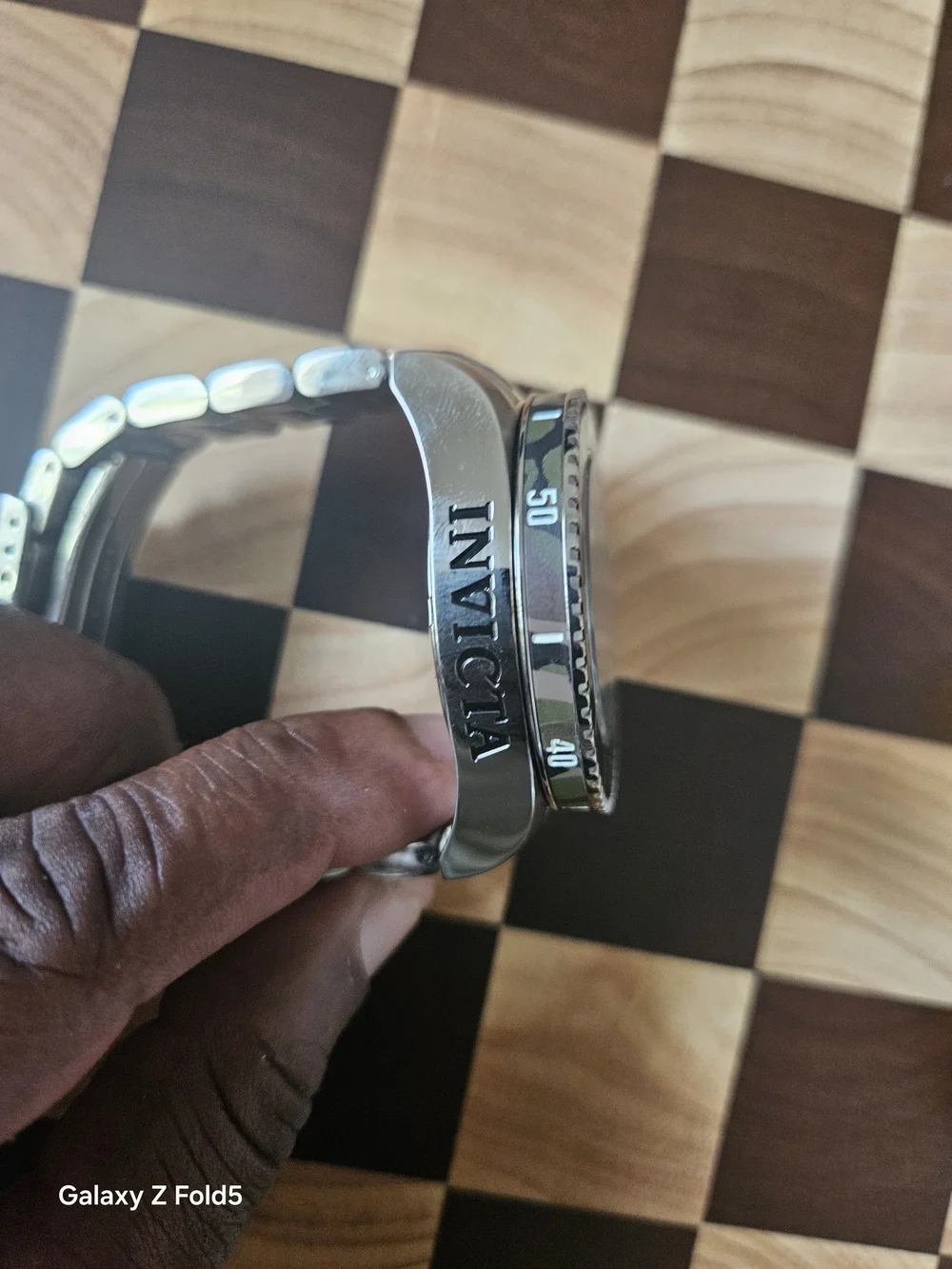Invicta Men’s Silver and Black Automatic Dive Watch - WR 300M 47mm